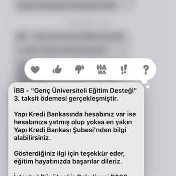 İbb Burs 3. Taksit Mesaj Geldi Fakat Hesabıma Yatan Bir Para Yok