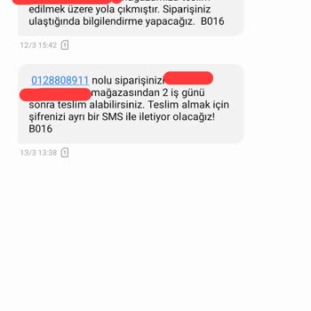Watsons Mağazadan Teslim SMS Gelmedi