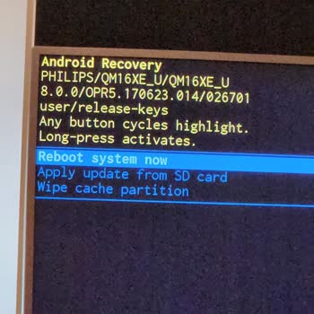 Philips TV Android Recovery Hatası