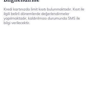 QNB Finansbank Limit Kısıtı Bilinmezliği