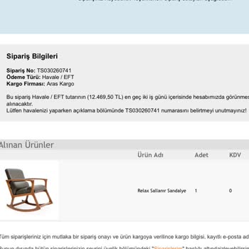 Tepe Home Teslim Edilmeyen Bilgi Verilmeyen Ürün