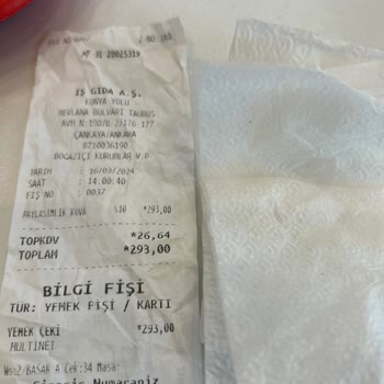 KFC Taurus Peçete Bitmiş