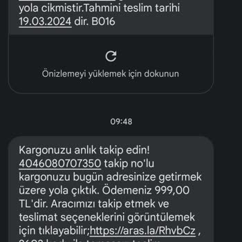 Aras Kargo Firması Mağduriyeti Yaşıyorum Her Zaman