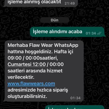 Flaw Wear Boş Yere Bekletiyorlar