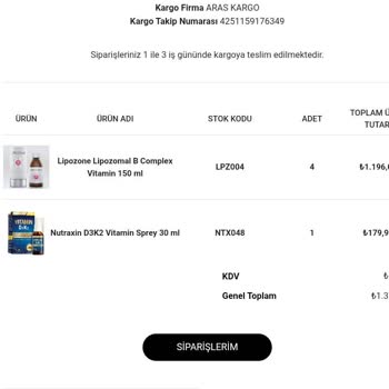 Aras Kargo Papatya Şubesi Hep Aynı