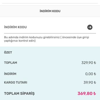 Watsons İndirim Hatası Alıyorum