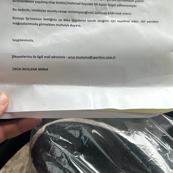 Nike Ayakkabı Garanti Sorunu
