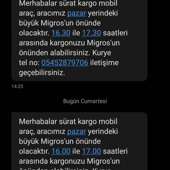 Sürat Kargo Paketimi Teslim Etmiyor