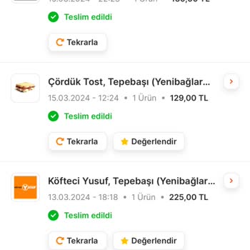 Migros Yemek Param Çekildi Sipariş Geçilmedi