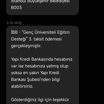 İbb 3. Taksit Yatmadı