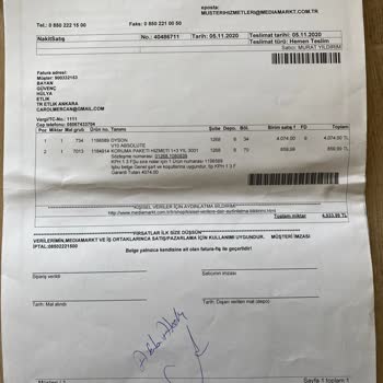 Media Markt Sorumsuz Davranıyor. Müşteri Bu Kadar Mağdur Edilmez