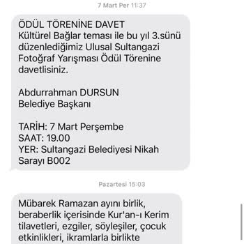 Sultangazi Belediyesi Mesaj İptal Edememe Sorunu