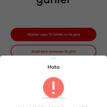 Akbank Mobil Giriş Sorunu