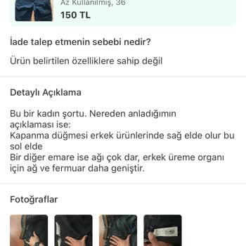 Dolapta Satılan Ürünün Saçma Sapan Bir Sebeple İade Edilmesi