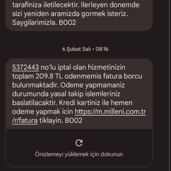 Millenicom İnternet Kesintisine Rağmen Oluşan Faturalar
