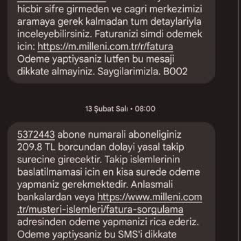 Millenicom İnternet Kesintisine Rağmen Oluşan Faturalar