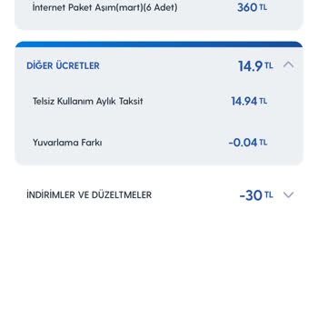 Turkcell'in Onayımız Olmamasına Rağmen Sürekli Olarak Ek Paket Ücreti