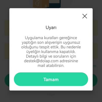 Dolap Hesabım Kapatıldı Nasıl Açarım