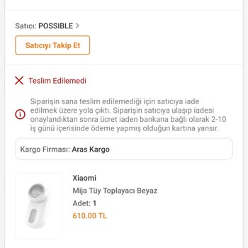 Trendyol Express Trendyol Ve Aras Kargo Tarafından Mağdur Oldum