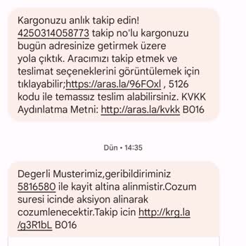Trendyol Express Trendyol Ve Aras Kargo Tarafından Mağdur Oldum