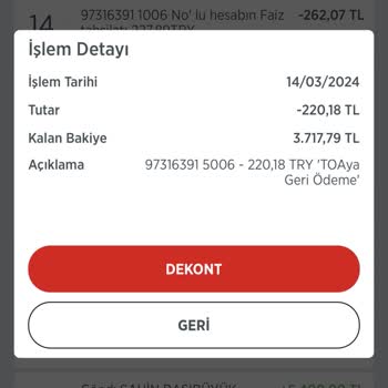 Ziraat Bankası Toya Kesilen Paramın Geri Yatmasını İstiyorum.