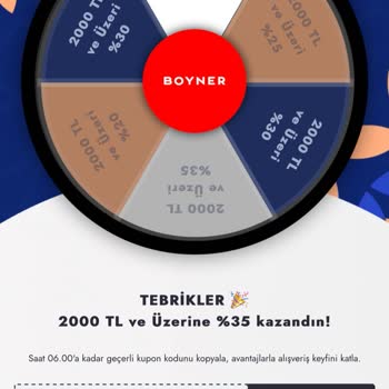 Boyner'in Vermiş Olduğu Kuponu Kullanamıyorum