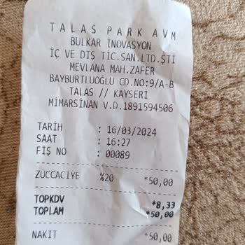 Talas Park AVM Ürün Değişim Ve Satıcı Üslubu Sorunu!