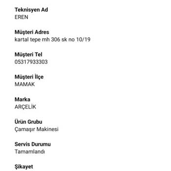 0850 303 77 80 Numaralı Arçelik Bayisi