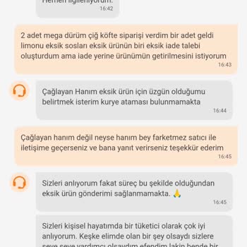 Trendyol Yemek İade Ve Kupon Sorunu