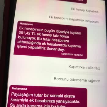 QNB Finansbank Ek Hesap Borcu Faizi