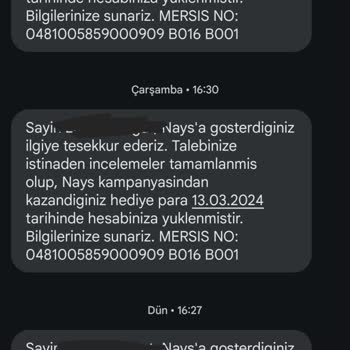 Nays Kampanyasında Paramı Vermiyor