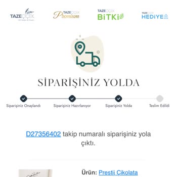 Taze Çiçek Günün Teslim Etmiyor