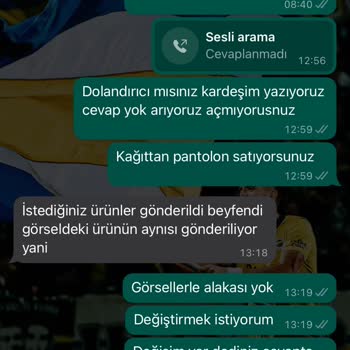 Vovo Bey Ürün Kalitesi Ve Müşteri Hizmetleri Memnuniyetsizliği