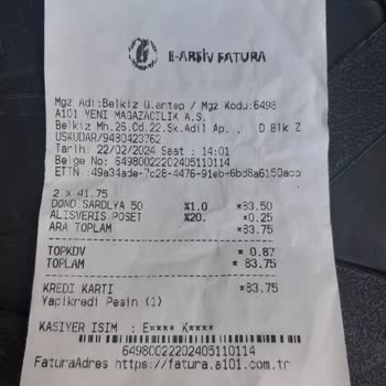 A101 Kokmuş Balık Ve Ürün İade Almama