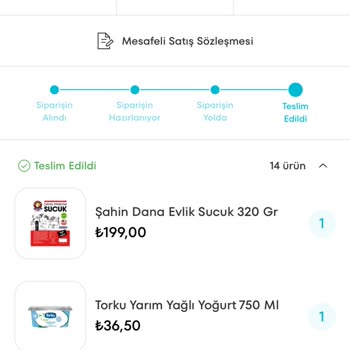 A101 STT Geçmiş Ürün Gönderimi