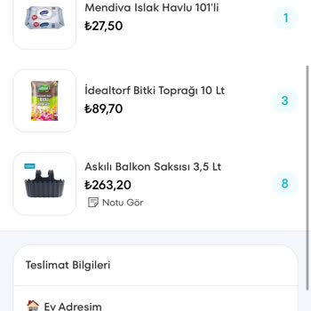 A101 STT Geçmiş Ürün Gönderimi