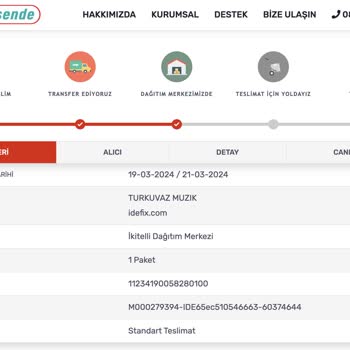 İdefix'ten Aldığım Ürünü Teslim Alamadım