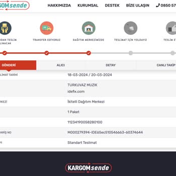İdefix'ten Aldığım Ürünü Teslim Alamadım