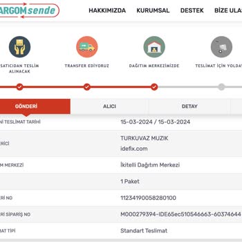 İdefix'ten Aldığım Ürünü Teslim Alamadım