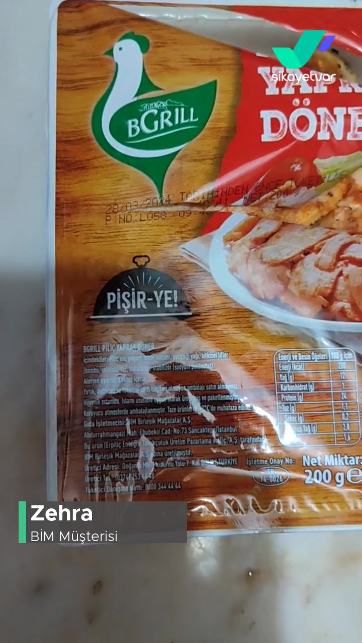 BİM Dönerinin Berbat Kokusu Ve Küf Dolu Olması videonun kapak resmi