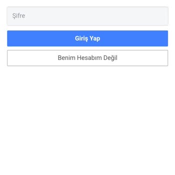 Facebook Şifre Yenilenmiyor