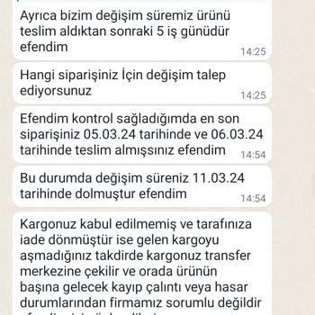 Moday Butik Yasal Hakkım Olan İade Alma Hakkımı Kullandırmadı