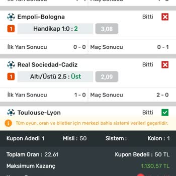 İddaa Korner Lerin Kupon Üzerinde Sürekli Sayısının Güncellenmesi.