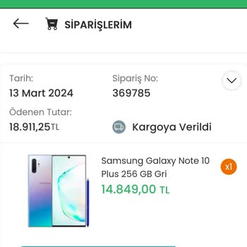 EasyCep Ten Yanlış Renk Ve Açılmış Olarak Gelen Mükemmel Telefon
