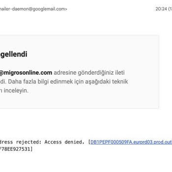 Migros Yemek Eksik Sipariş Ve Ulaşılamayan Müşteri Hizmetleri