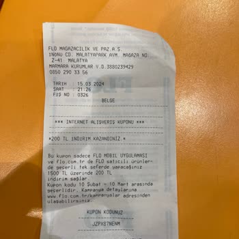 FLO Ayakkabı Firma Memnuniyetsizliği Sorunumun Hemen Çözülmesini Talep Ediyorum