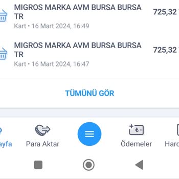 Migros'un 2 Defa Fazla Para Çekmesi