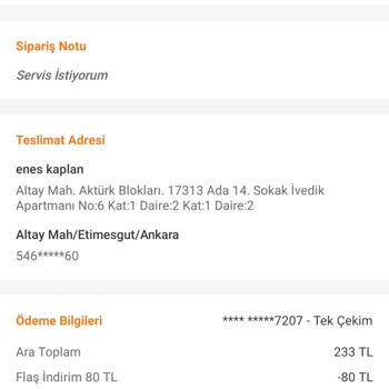 Trendyol Yemek Ankara Tatlıcısı Eryaman