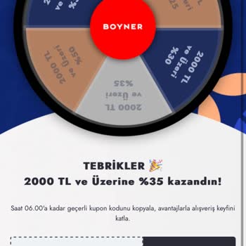 Boyner Kupon Kodu Kabul Etmiyor