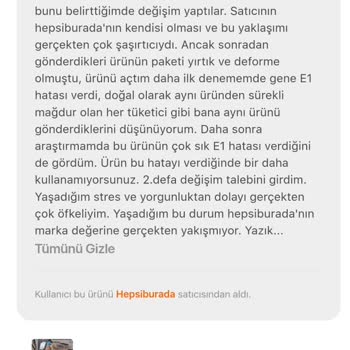 Hepsiburada Satıcısından Yaşadığım Mağduriyet